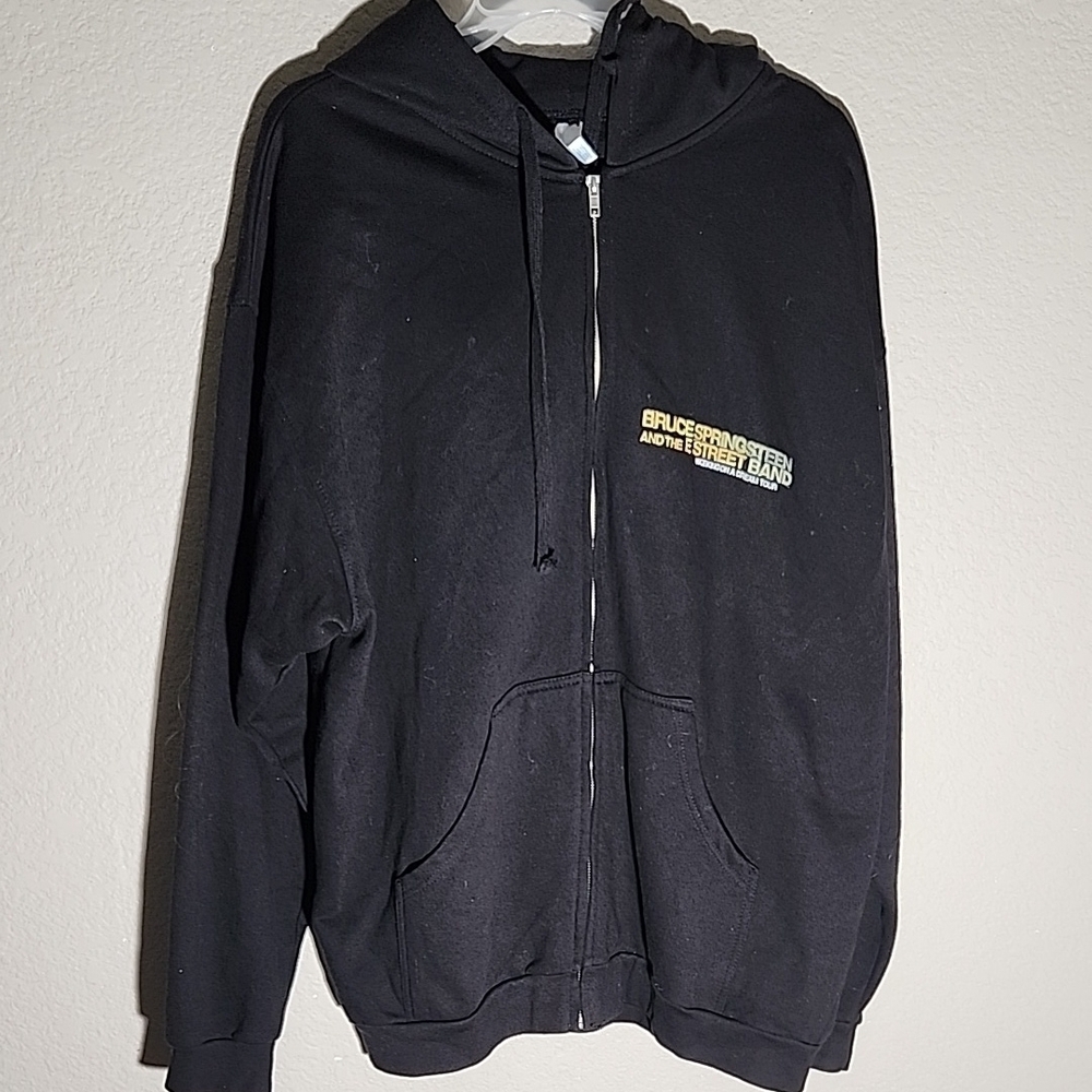 Bruce Springsteen Jacket E Stream band hoodie size 2x working on a dream tour